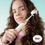 ORDO Squishmallows Electric Toothbrush, Sonic Toothbrushes for Kids, Rechargeable, 3 Brushing Modes, Over 5 Weeks Battery Life Extra Brush Head Included, Gift for Kids Aged 4 Years and Up, Cam