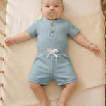 Jecson Baby Boy Outfits Newborn Boy Clothes Set Baby Boy Summer Clothes with Short Sleeve Shirt and Shorts