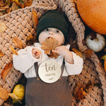 10 Pack Baby Monthly Milestone Signs – Wooden Double-Sided Discs for 1-12 Months, My First Holiday & Hello World Birth Announcement, Newborn Photo Props & Baby Shower Keepsake Gift for Boys & Girls