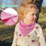 EllieHouse Baby Bibs 10 Pack Teething Drool Muslin Cotton Absorbent Soft Bibs for Infant Toddler Essentials