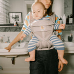 Ergobaby Omni Classic Baby Carrier Newborn to Toddler - Breathable Baby Carriers for Summer - All-Position Carrier with Lumbar Support (7-45 Pounds), Mesh, Oxford Blue
