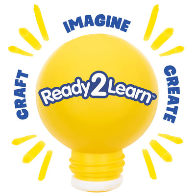 READY 2 LEARN Easy Grip Crayons Refills - 6 Colors - Ages 18m+ - Non-Toxic Toddler Crayons - Handles Sold Separately