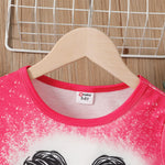 PATPAT Girls Shirts Size 8-9 Pink Kid Life Graphic Tees, Kid Life Shirts for Girls, Crew Neck Short Sleeve Pink Tops Fashion Clothes Coming Home Outfit Preppy Tops