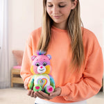 Care Bears 9" Fun Size Glitter Plush - Togetherness Bear - Tie Dye Plushie for Ages 4+ – Stuffed Animal, Soft and Cuddly – Good for Girls and Boys, Collectors, Great Valentines Day Gift For Kids