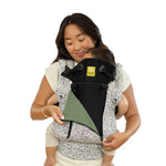 LÍLLÉbaby Complete All Seasons Ergonomic 6-in-1 Baby Carrier Newborn to Toddler - with Lumbar Support - for Children 7-45 Pounds - 360 Degree Baby Wearing - Inward & Outward Facing - Salt and Pepper