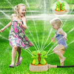 Water Sprinkler for Kids Toddlers Sprinklers with Roating Spray Nozzles Attaches Garden Water Hose Outdoor Play Outside Toys 1-3 2-4 Summer Backyard Lawn Game Yard Water Toy for Kids 3-5 4-8 Boy Girl