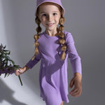 PATPAT Toddler Girl Floral Multipack Dresses 2 Pack Long Sleeve A-line Dress for Girl