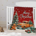 YeeJu Christmas Throw Blanket Baby Small Gray Christmas Snowman Blanket Toddler Infant Swaddle Pet Crib Soft Lightweight Fuzzy Plush Fleece Blankets and Throws Xmas Winter Holiday Blanket 30x40