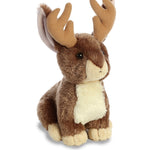 Aurora® Adorable Flopsie™ Dutch Rabbit Stuffed Animal - Playful Ease - Timeless Companions - Black 12 Inches