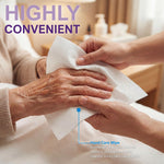 MED PRIDE Disposable Dry Wipes for Adults, Soft & Absorbent Personal Towels, Bulk 800 Count, Incontinence Care, Baby Wipes (800 Count (Pack of 1))