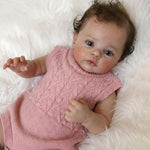 Zero Pam Reborn Baby Dolls Silicone Full Body-18‘’ Posable Anatomically Correct Girl, Realistic Babys Doll, Full Silicone Baby Doll, Real Life Reborn Dolls for Girls