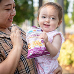 Organic Puffs - Early Allergen Introduction Snack Puffs w/ 9 Top Allergens: Organic Peanuts, Cashew, Egg & More by Ready Set Food, No Added Sugar, Babies 8+ Months, Peanut Butter 3-Pack
