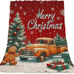 YeeJu Christmas Throw Blanket Baby Small Gray Christmas Snowman Blanket Toddler Infant Swaddle Pet Crib Soft Lightweight Fuzzy Plush Fleece Blankets and Throws Xmas Winter Holiday Blanket 30x40