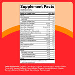 SmartyPants Kids Multivitamin Gummies with Omega 3 DHA/EPA, Vitamins D3, C, B12, B6, A, K, and Zinc, Gluten Free, Clean Label, Three Fruit Flavors, 60 Gummies (30 Day Supply)