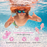 Baypify Painless Nose Plugs for Swimming for Kids,No Pinch Pain,Age(4-7)