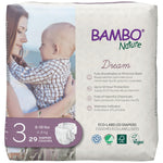 Bambo Nature Premium Eco-friendly Baby Diapers, Size 3 (9-18 Lbs), 29 Count
