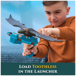 DreamWorks Dragons. How to Train Your Dragon, Crossbow Launch Toothless, Flying Stunt Glider, Kids Toys for Boys & Girls Ages 4 and up (Amazon Exclusive)