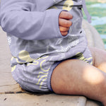 green sprouts Baby Toddler Eco Snap Swim Diaper - Lavender Octopus - 4T