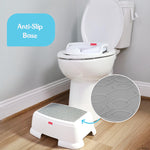 Fisher-Price™ Toddler Step Stool – Non-Slip Textured Top, Wide Stable Base, Lightweight Potty Training Boost for Kids, Bathroom & Sink Stool for Toddlers