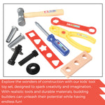 U. S. Toy Tool Set, Movable Play Tools for Kids, Pretend Play Kids Construction Kit for Kids, Party Favors, Birthday Gifts,, 12-Pack, Toddler Toys 3 Years & Up