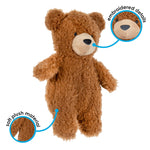 Kids Preferred 11 Inch Teddy Bear Brown Soft Plush Stuffed Animal Toy Gift for Kids and Toddlers - Carter's Squishy Bear