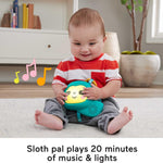 Fisher-Price Baby Playmat 3-in-1 Rainforest Sensory Gym with Music & Lights, Tummy Wedge & 5 Developmental Toys for Newborns 0+ Months