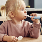 BABYBJÖRN Baby Feeding Set, Powder Pink , 4 Piece Set