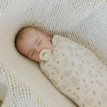 Copper Pearl Swaddle Blankets for Newborns | Soft Stretchy Receiving Blankets for Boys and Girls | Large 46 x 46 Inch Baby Blankets | Lightweight and Breathable Swaddles | Dylan