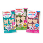 Melissa & Doug Created By Me! Paint & Decorate Your Own Wooden Magnets Craft Kit – Butterflies, Hearts, Flowers - Kids Craft Kits, Great Activity For Rainy Days And Party Favors, Ages 4+