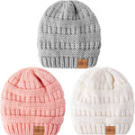 REDESS Baby Kids Winter Warm Hats, Infant Toddler Children Beanie Knit Cap Girls Boys