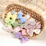 24PCS 2inch Hair Clips, Oaoleer Girls' Fully Lined Tiny Bows Alligator Clips for Infants Toddlers (12 Colors, Style D)