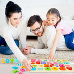 Wooden Puzzles for Toddlers, ABC Alphabet Puzzle, Learning Toys, Preschool Learning Activities, Preschool Educational Toddler Puzzle for Gift Set