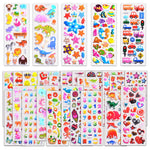 Stickers for Kids 1000+, 3D Puffy Stickers for Kids Toddlers 40 Different Sheets Variety Pack for Scrapbooking, Gifts, Rewards Including Animals, Stars, Fishes, Hearts, Dinosaurs, Cars and More