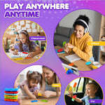 LESONG Fidget Sensory Toys for Kids: Layered Bristle Textured Toys with Suction Cup for Autism Kids - Sensory Items for Desk Classroom - Fidgets for Easter Basket Fillers Egg Stuffers