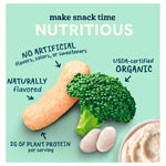 Gerber Snacks for Baby Organic Lil Crunchies, White Cheddar & Broccoli, 1.59 Ounce (Pack of 6)
