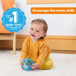 Bright Starts Oball Easy-Grasp Rattle BPA-Free Infant Toy in Blue, Age Newborn and up, 4 Inches