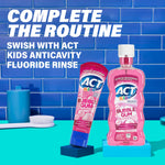 ACT Kids Anticavity Fluoride Toothpaste, Bubble Gum Blowout, 4.6 oz.