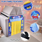 ComfyKit 4 Pcs Play Panel for Kids Couch Foam Sofa,Children Home Play Modular Couches Panel for Toddler(Play Couch not Included)