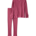 Carter's Girl PurelySoft Long-Sleeve 2-Piece Pajamas, Burgundy, 3T