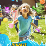 SOPPYCID Reusable Water balloons, Summer Toy Water Toy for Boys and Girls, Pool Beach Toys for Kids ages 3-12, Outdoor Activities Water Toys Self Sealing Water Splash Ball for Fun (6Pack)