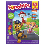 Funables Fruity Snacks, PAW Patrol, Assorted Fruit, Flavored Snacks, 0.8 oz 10 ct