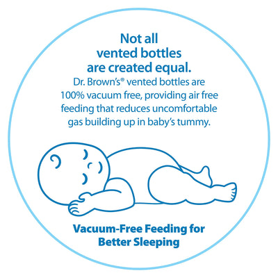 Dr. Brown's Natural Flow Anti-Colic Baby Bottles - Pink - 8oz - 6pk