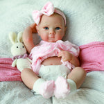 Realistic Reborn Baby Dolls - 20 Inch Cute Lifelike Real Life Baby Dolls Newborn Baby Dolls Girl with Soft Full Vinyl Body and Accessories can Swimming for 3+ Years Old Kids Gifts
