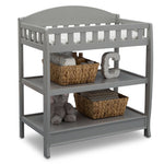Delta Children Infant Changing Table with Pad, Grey