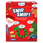 Skillmatics Scissor Skills Activity Book - Snip, Snip Holiday Magic, Art & Craft Christmas Kit for Kids, 2 Child-Safe Scissors, 25 Fun Activities, Gifts for Girls & Boys Ages 3, 4, 5, 6, 7