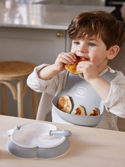 BabyBjörn Baby Plate Set, 2 Pack, Gray