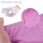 HECCEI Baby Swim Diapers (Pink, 6-12 Months)