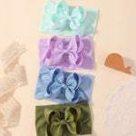 doboi 4 Inch 20pcs Baby Headbands Baby Girl Hair Bows Infant Newborn Toddler Baby Bows and Nylon Headbands Bows for Baby Girls Hair Accessories