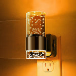 L LOHAS LED Night Light,Dimmable Night Lights Plug into Wall, 2 Pack Acrylic Nightlight with 0-100 LM Adjustable Brightness, 3000K Plug in Night Light with Dusk to Dawn Sensor, for Bathroom Hallway