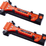 Amazon Basics Emergency Seat Belt Cutter and Window Hammer Tool, Car Accessories, 2 Pack, SW-835